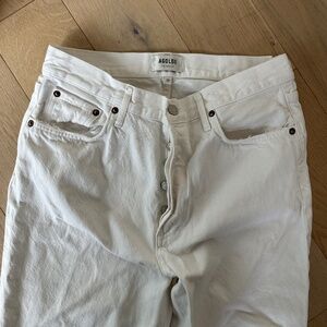 Agolde White Jeans